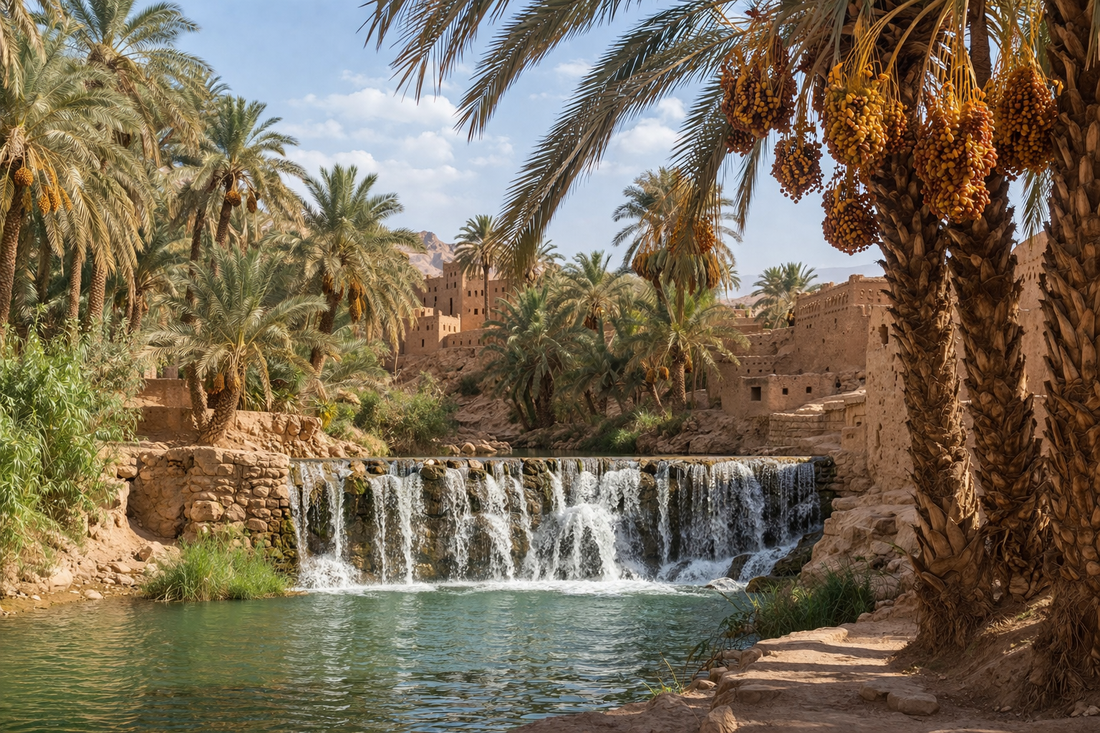 Tozeur oasis in Tunisia – the origin of Oasissia's natural date seed skincare products